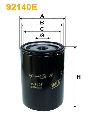 WIX FILTERS Õlifilter 92140E